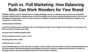 Push vs. Pull Marketing_ How Balancing Both Can Work Wonders for Your Brand