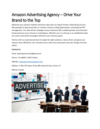 Amazon Advertising Agency