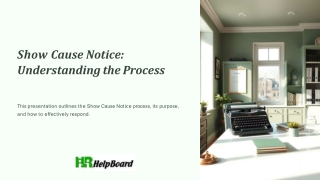 Show Cause Notice Format