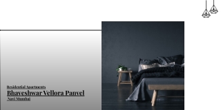 Bhaveshwar Vellora Panvel - Indulge in luxurious lifestyles in Navi Mumbai