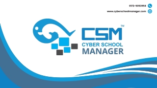 Simplify School Administration with Cyber School Manager