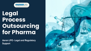 Legal Process Outsourcing for Pharma industry
