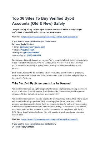 Buy Verified ByBit Accounts - 100% Reliable & KYC Verify