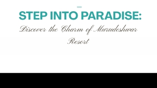 Step Into Paradise Discover the Charm of Murudeshwar Resort