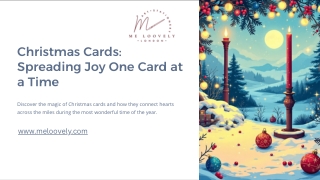 Christmas Cards Spreading Joy One Card at a Time