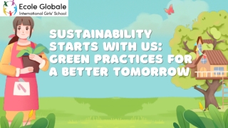 Sustainability Starts with Us Green Practices for a Better Tomorrow