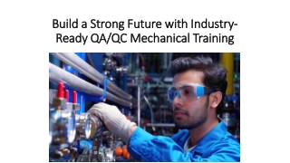 Build a Strong Future with Industry-Ready QA