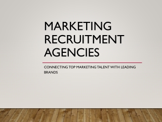 Marketing Recruitment Agencies