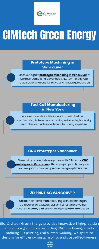 Prototype Machining in Vancouver