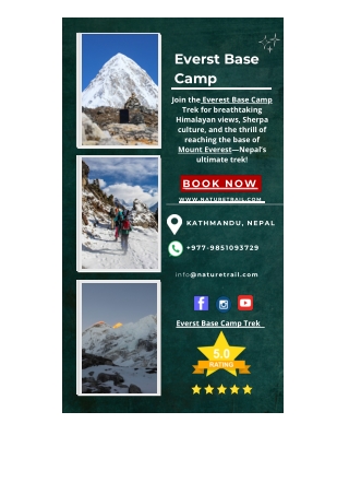 Everest Base Camp Trek – Ultimate Himalayan Adventure in Nepal