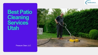 Professional Patio Cleaning Experts in Utah | Pressure Clean, LLC