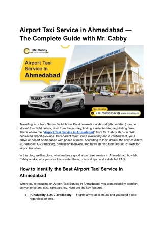 Airport Taxi service in Ahmedabad (1)