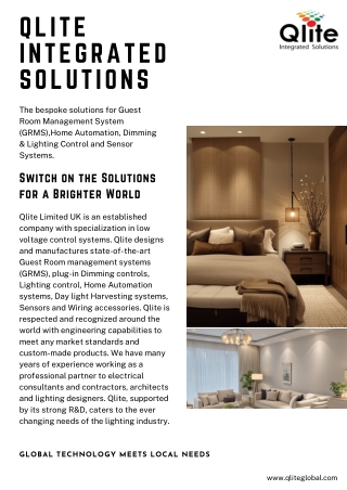 Qlite integrated solutions - Qlite Global