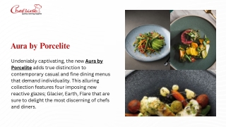 Aura by Porcelite - Modern Dining Elegance