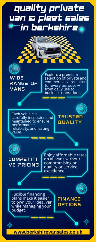 Buy private van fleet sales Reading, Newbury, Basingstoke, Maidenhead, Wokingham and Berkshire