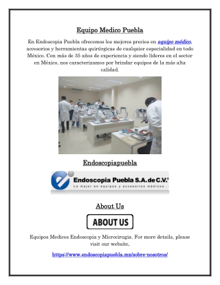 Equipo Medico Puebla