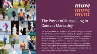 The Power of Storytelling in Content Marketing