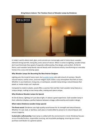 Bring Nature Indoors