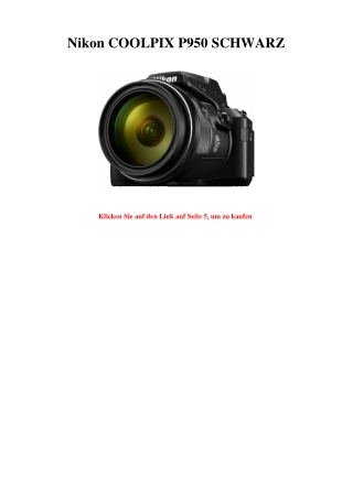 0289 Nikon COOLPIX P950 SCHWARZ