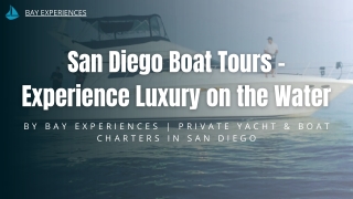 San Diego Boat Tours