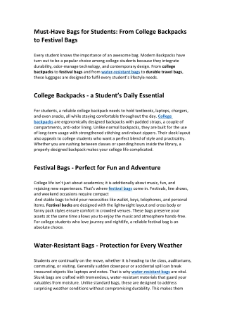 How to Pick a College Backpack That Fits Your Laptop and Books Just Right