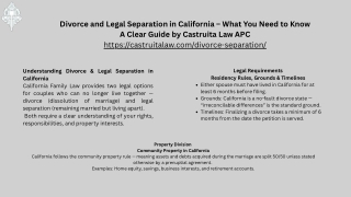California’s Divorce Laws: A Complete Overview