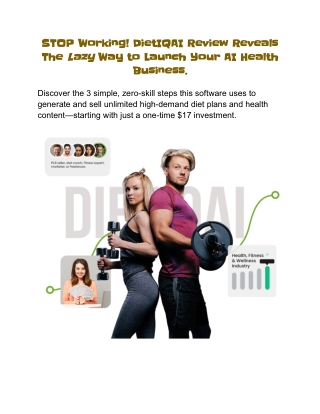 AGENCY RIGHTS INCLUDED?! The Shocking DietIQAI Review Nobody Is Telling You.