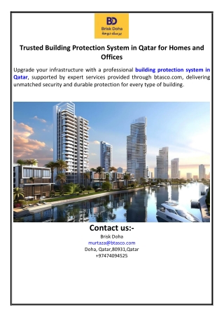 Trusted Building Protection System in Qatar for Homes and Offices