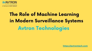 The Role of Machine Learning in Modern Surveillance Systems | AI-Based CCTV Came