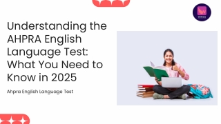 Ahpra English Language Test