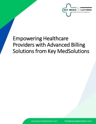 Advanced Medical Billing Company  Key MedSolutions