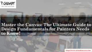 Master the Canvas The Ultimate Guide to Design Fundamentals for Painters Needs to Know!