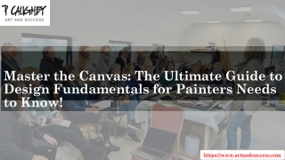 Master the Canvas The Ultimate Guide to Design Fundamentals for Painters Needs to Know!