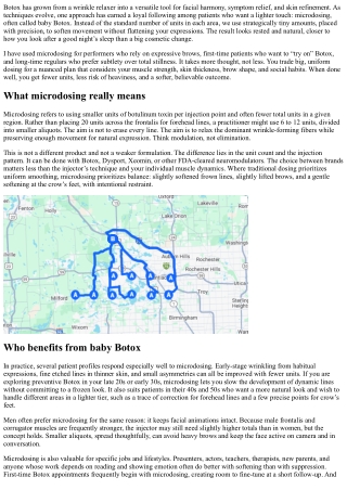 Botox Microdosing: Subtle Refinement with Fewer Units