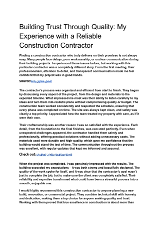 _Building Trust Through Quality_ My Experience with a Reliable Construction Contractor