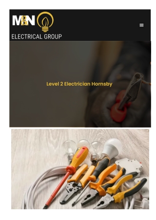 Level 2 Electrician Hornsby