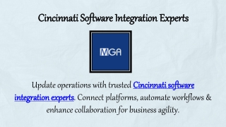 Cincinnati Software Integration Experts