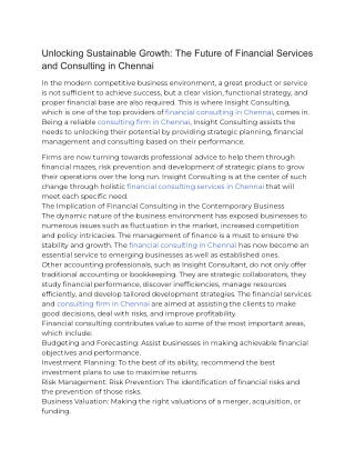 Unlocking Sustainable Growth_ The Future of Financial Services and Consulting in Chennai (2)