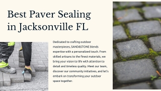 Best Paver Sealing in Jacksonville FL