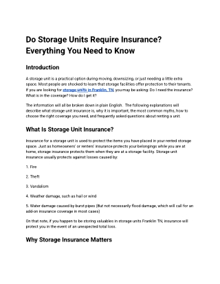 _Do Storage Units Require Insurance_ Everything You Need to Know