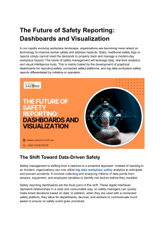 The Future of Safety Reporting_ Dashboards and Visualization