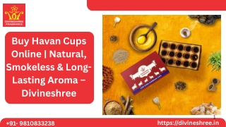 Buy Havan Cups Online | Natural, Smokeless & Long-Lasting Aroma – Divineshree
