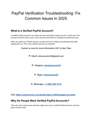 PayPal Verification Troubleshooting_ Fix Common Issues in 2025