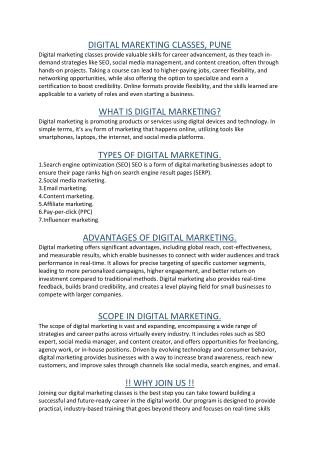 All About Digital Marketing