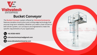 Bucket Conveyor Manufacturer, Bucket Conveyor Supplier in Ahmedabad, Gujarat, In