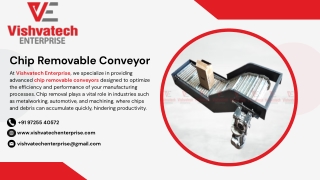 Chip Removal Conveyor Manufacturer in Ahmedabad, Chip Conveyor System in Gujarat
