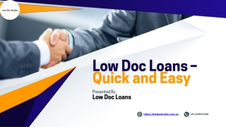 Low Doc Commercial Loans – Smart Finance for Business Growth