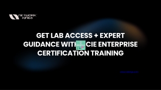 Get Lab Access   Expert Guidance with CCIE Enterprise Certification Training