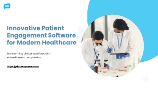 Innovative Patient Engagement Software for Modern Healthcare