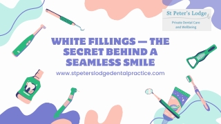 White Fillings St Albans | Natural Smile Restoration by St Peters Lodge Dental
